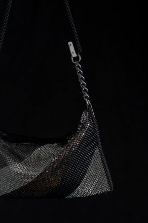 Daniela Diagonals Baguette Black / Grey