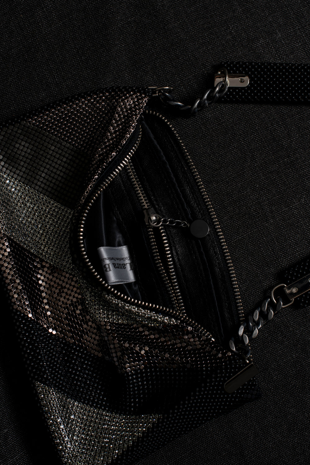 Daniela Diagonals Baguette Black / Grey