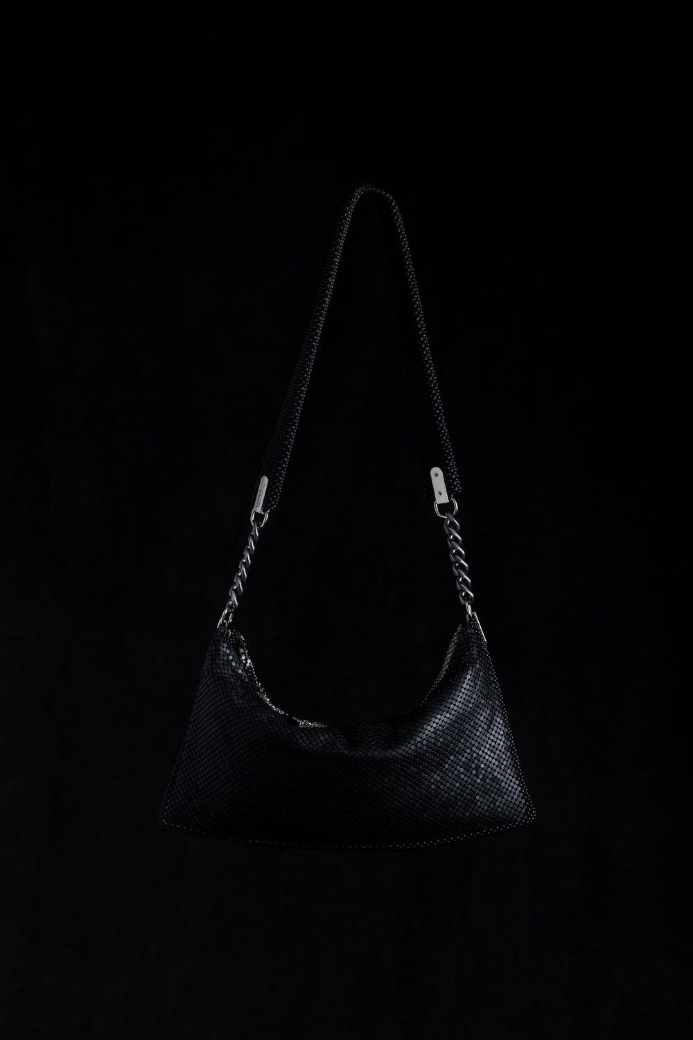 Daniela Diagonals Baguette Black / Grey