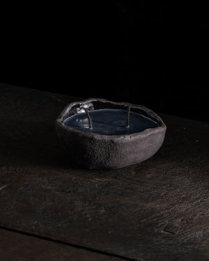 Intention Bowl Black 2 Wicks - Gaia