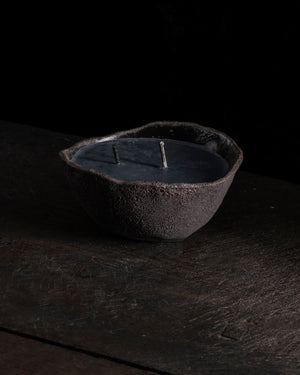 Intention Bowl Black 2 Wicks - Hera