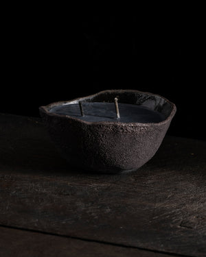 Intention Bowl Black 2 Wicks - Hera