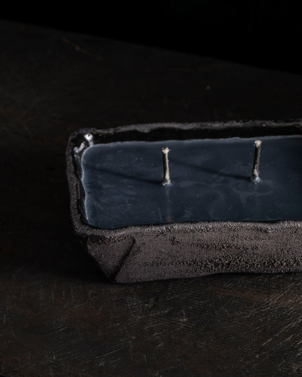 Rectangular Black 2 Wick - Gaia
