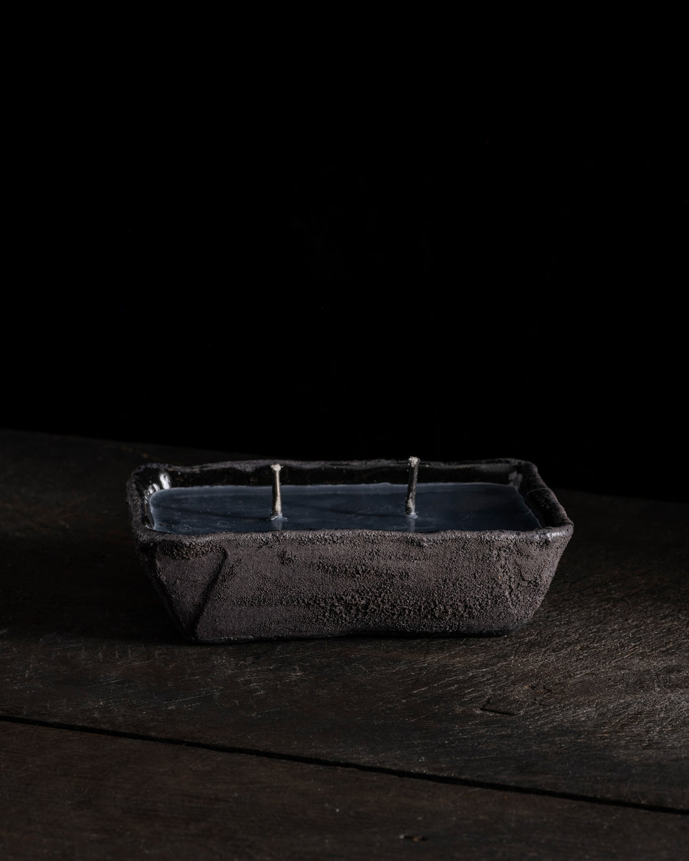 Rectangular Black 2 Wick - Gaia
