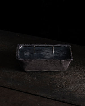 Rectangular Black 2 Wick - Hera