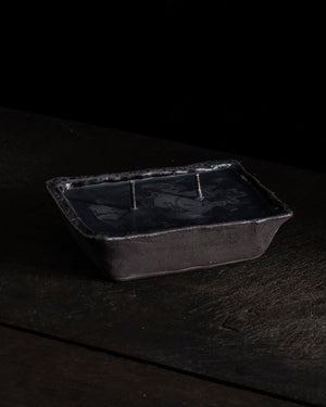 Rectangular Black 2 Wick - Hera