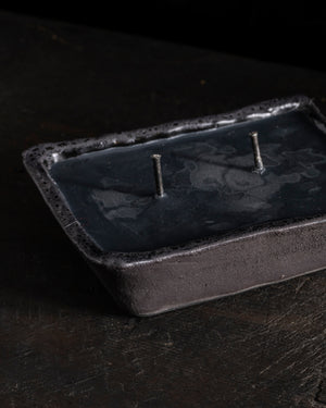 Rectangular Black 2 Wick - Hera