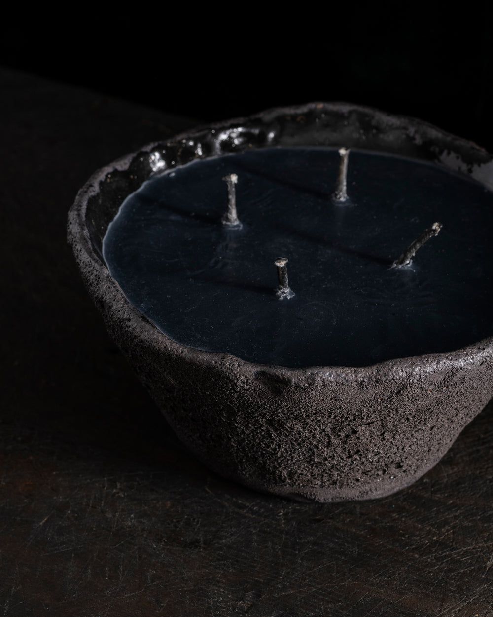 Ritual Bowl Black Large 4 Wicks - Souk