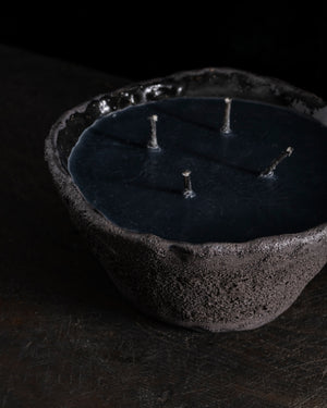 Ritual Bowl Black Large 4 Wicks - Souk