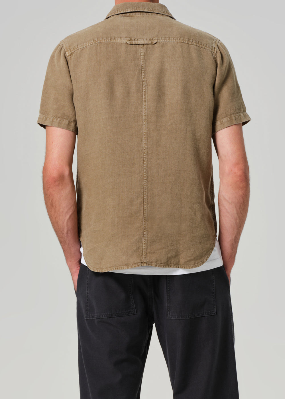 Cairo Short Sleeve Shirt Linen Reservoir
