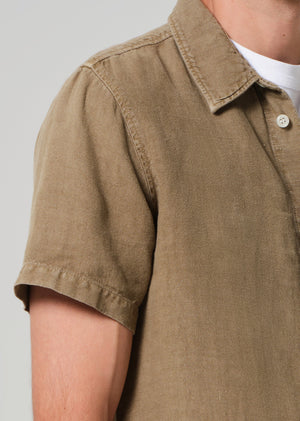 Cairo Short Sleeve Shirt Linen Reservoir