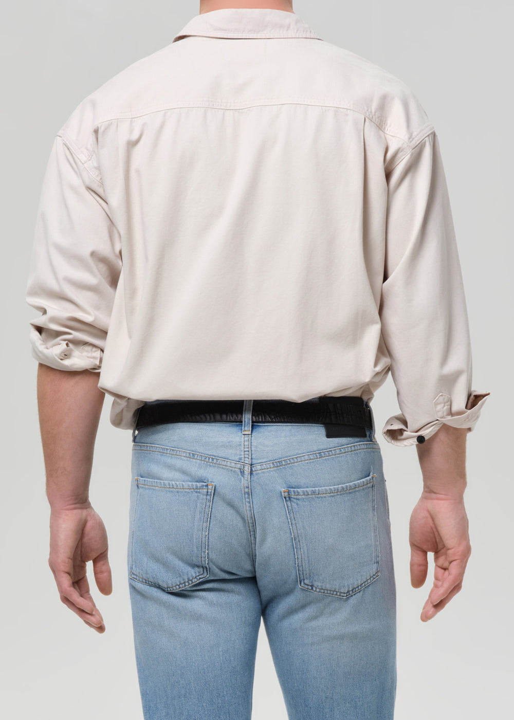 Shigoto Shirt Cashmere Touch Light Taupe