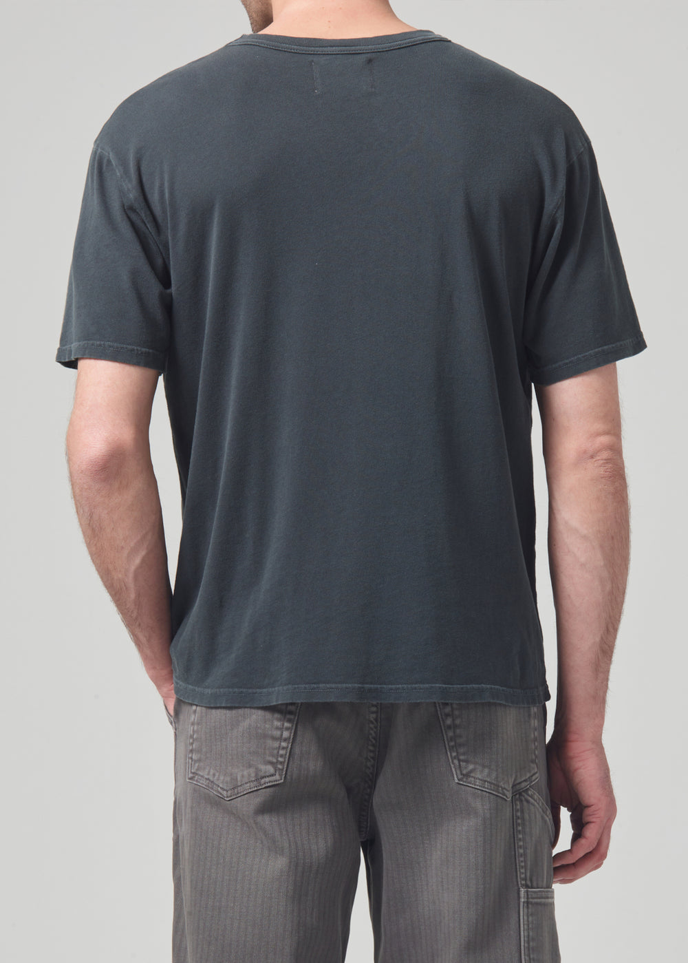 Box Tee in Charred Cedar