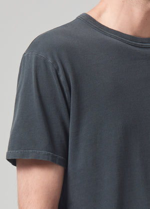 Box Tee in Charred Cedar