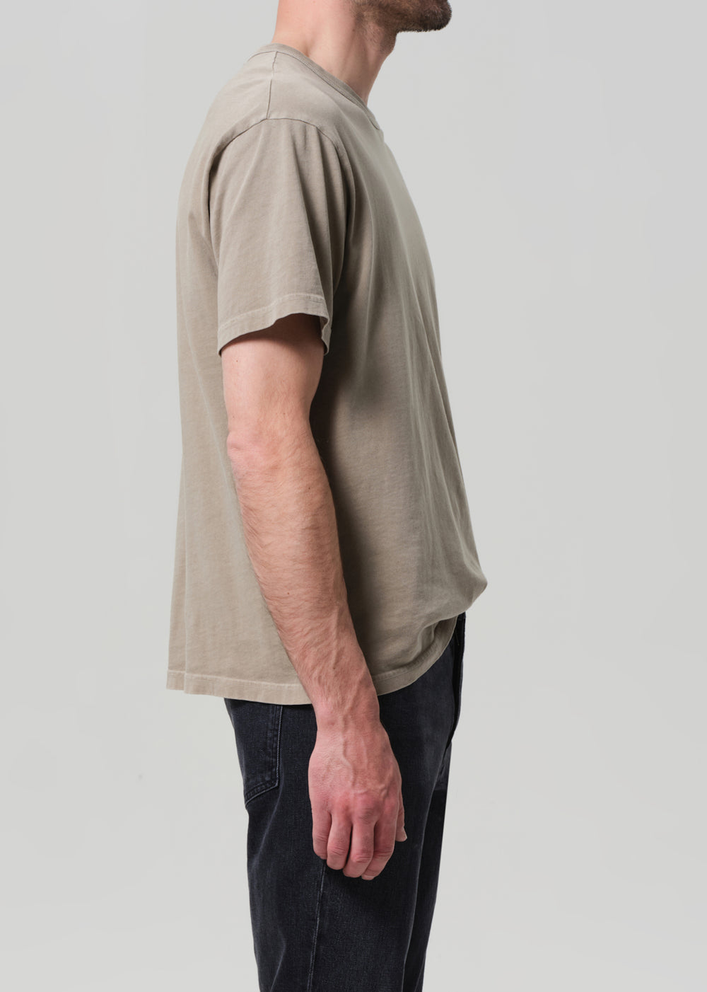 Box Tee in Pelican