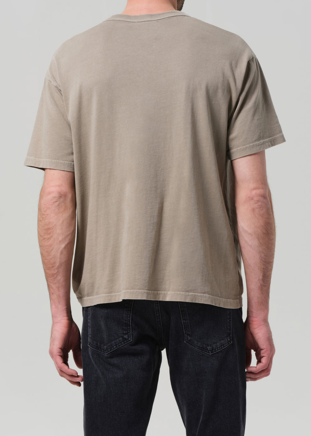 Box Tee in Pelican