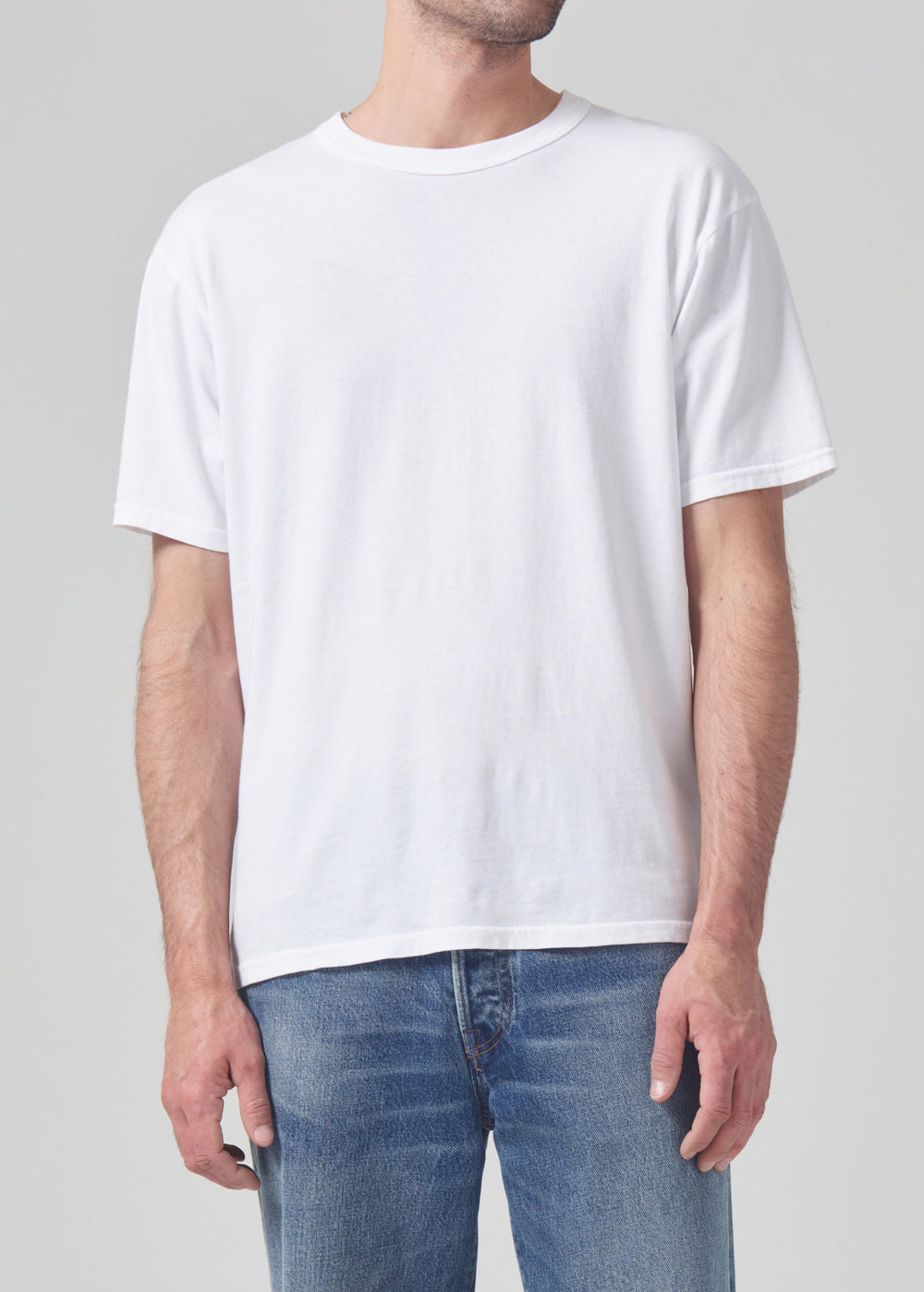 Box Tee in White
