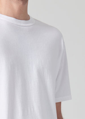Box Tee in White