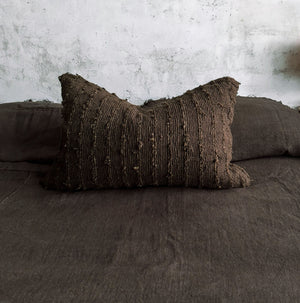 Lumbar Plain Nomad Silk Chocolate
