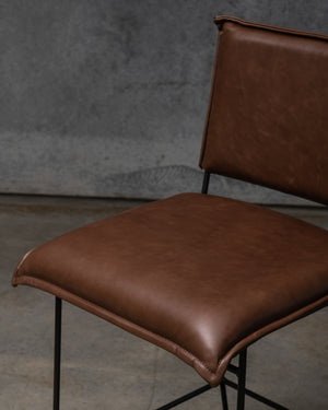 Norman Bar Stool Armless Old Glory Frame - Luxor Fango