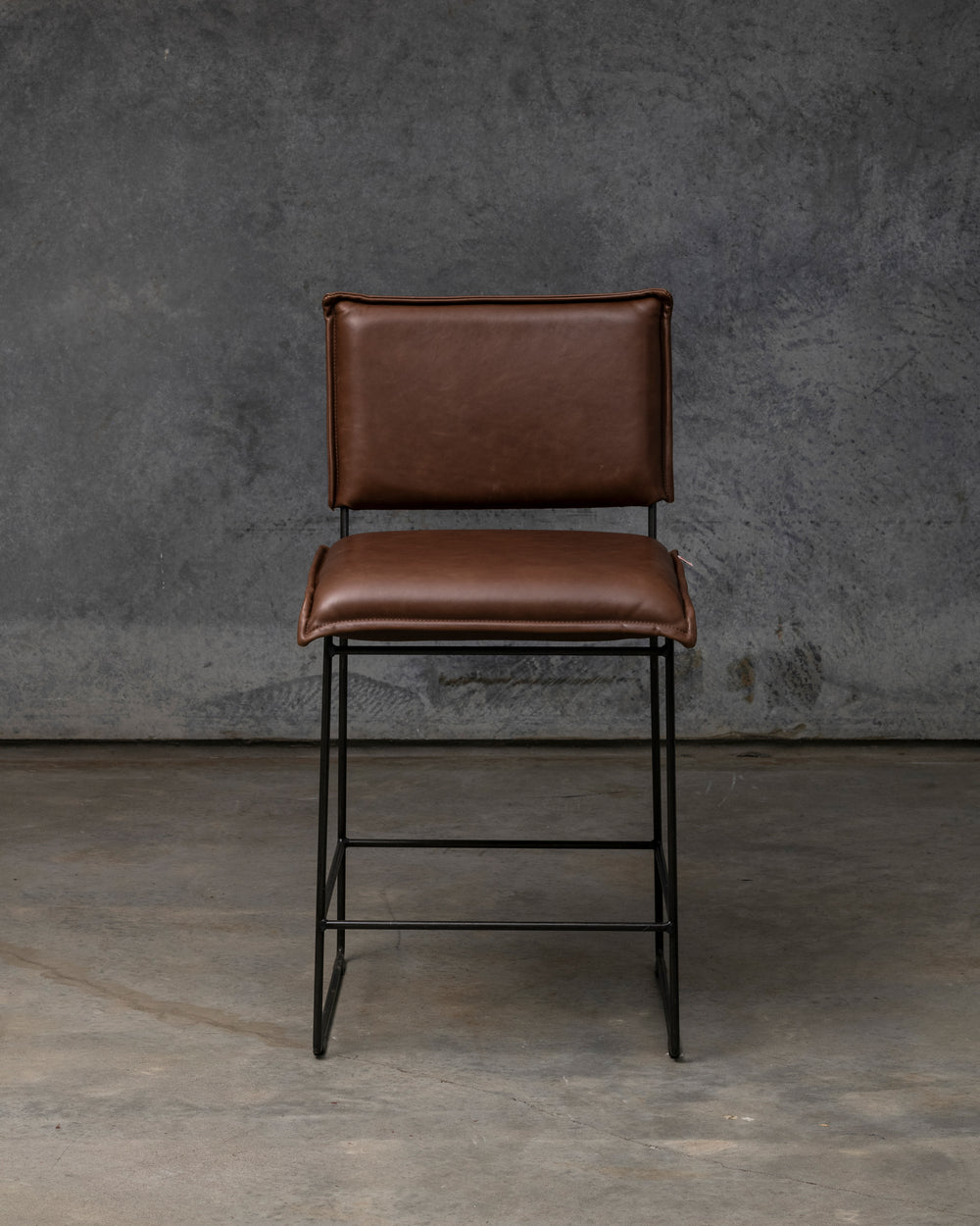 Norman Bar Stool Armless Old Glory Frame - Luxor Fango