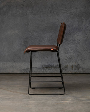 Norman Bar Stool Armless Old Glory Frame - Luxor Fango