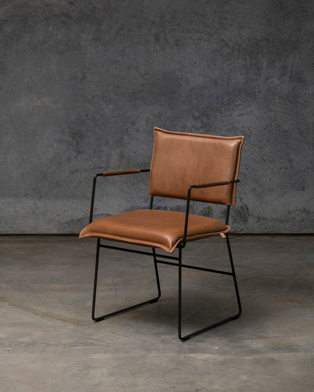 Norman Dining Chair Old Glory Frame - Luxor Fango Light