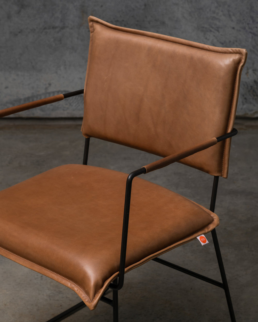 Norman Dining Chair Old Glory Frame - Luxor Fango Light