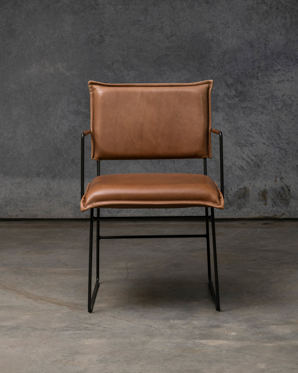 Norman Dining Chair Old Glory Frame - Luxor Fango Light