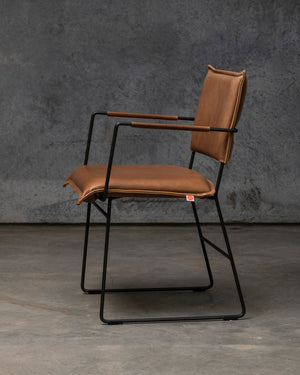 Norman Dining Chair Old Glory Frame - Luxor Fango Light