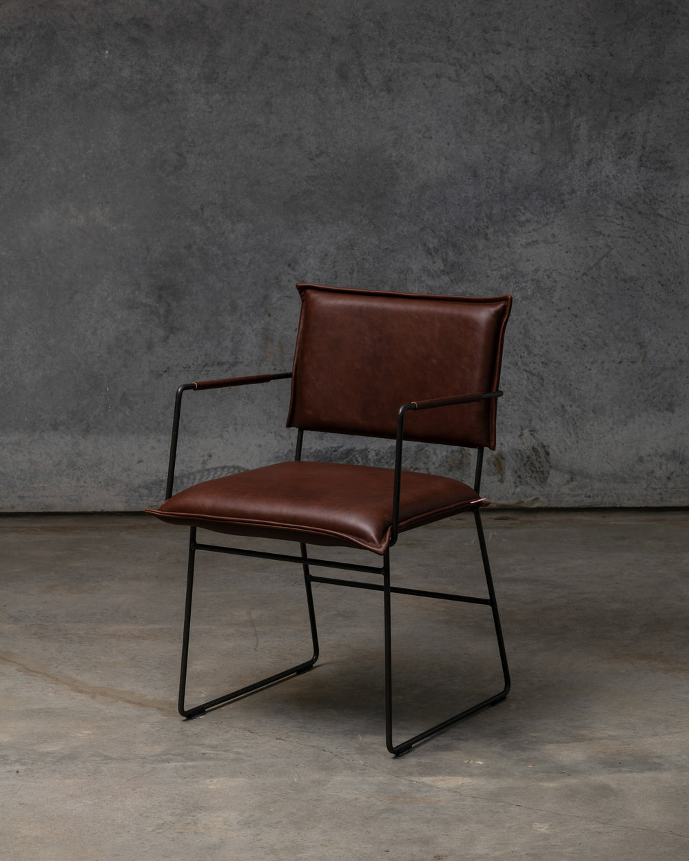 Norman Dining Chair Old Glory Frame - Luxor Fango