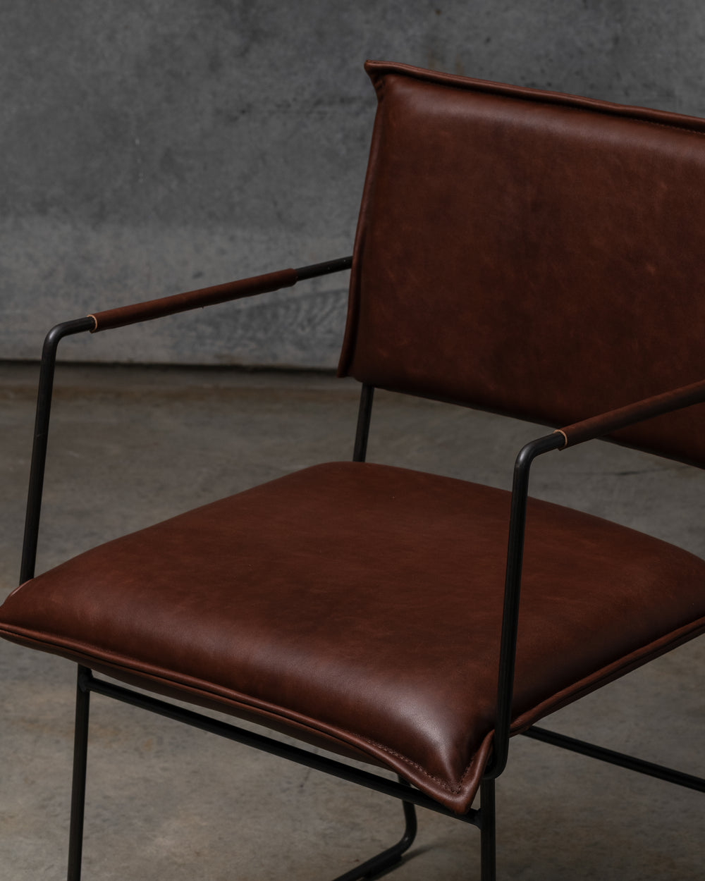 Norman Dining Chair Old Glory Frame - Luxor Fango