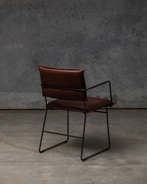 Norman Dining Chair Old Glory Frame - Luxor Fango