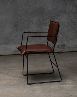 Norman Dining Chair Old Glory Frame - Luxor Fango