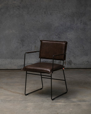 Norman Dining Chair Old Glory Frame - Luxor Grey