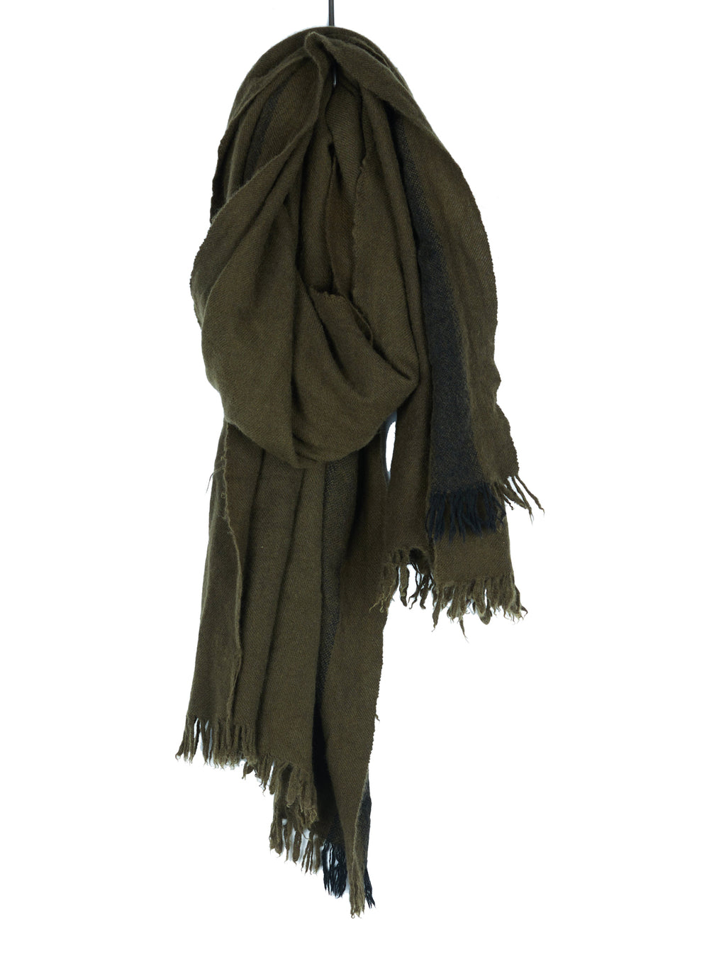 Cashmere Long Scarf Khaki