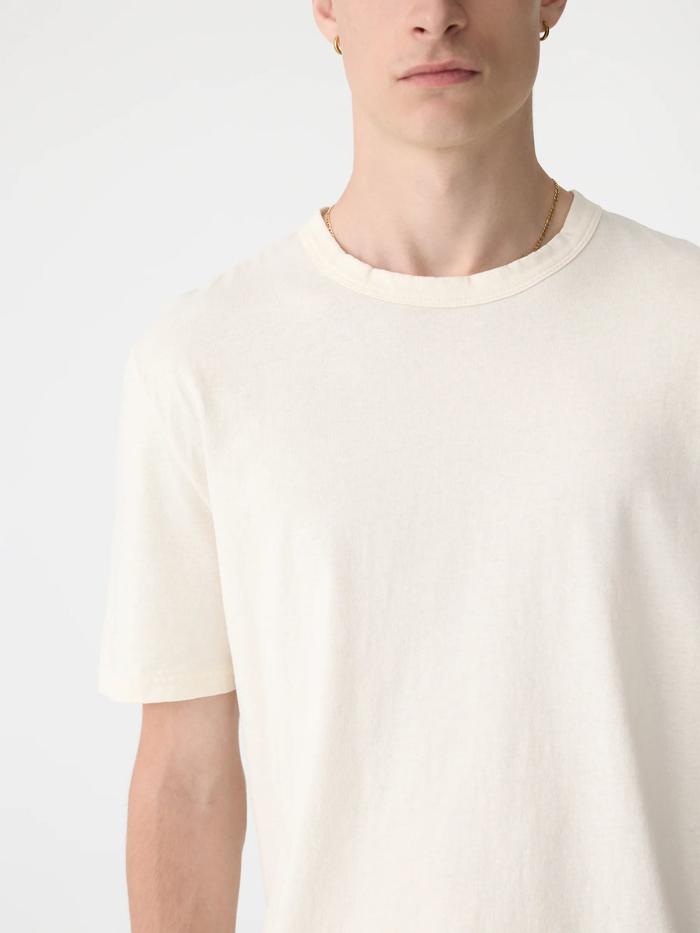 Slim Fit T Shirt Off White