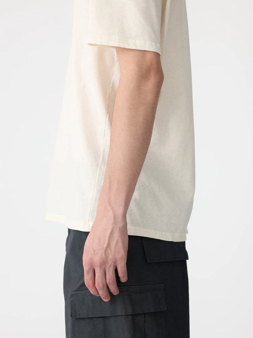 Slim Fit T Shirt Off White
