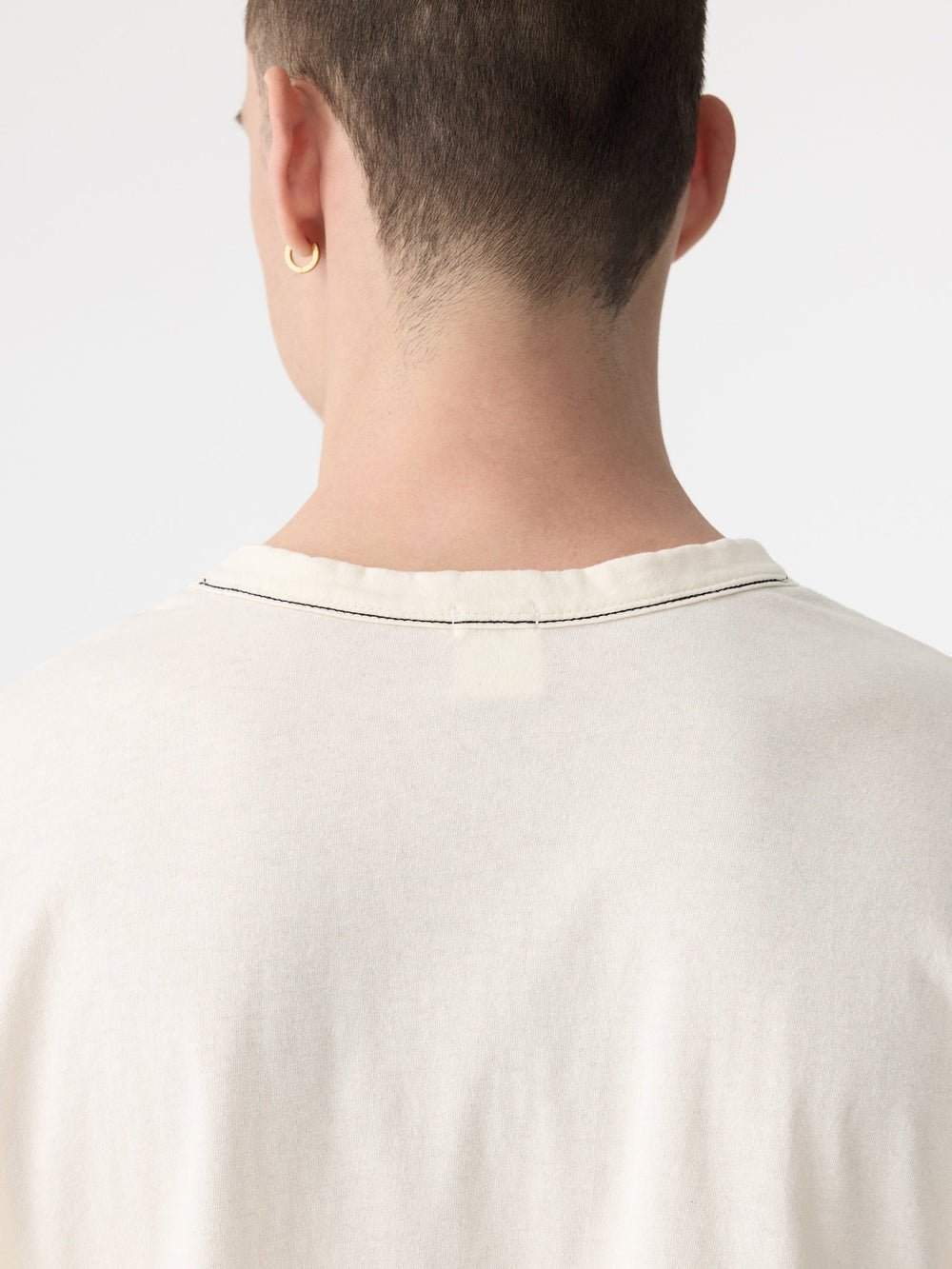 Slim Fit T Shirt Off White