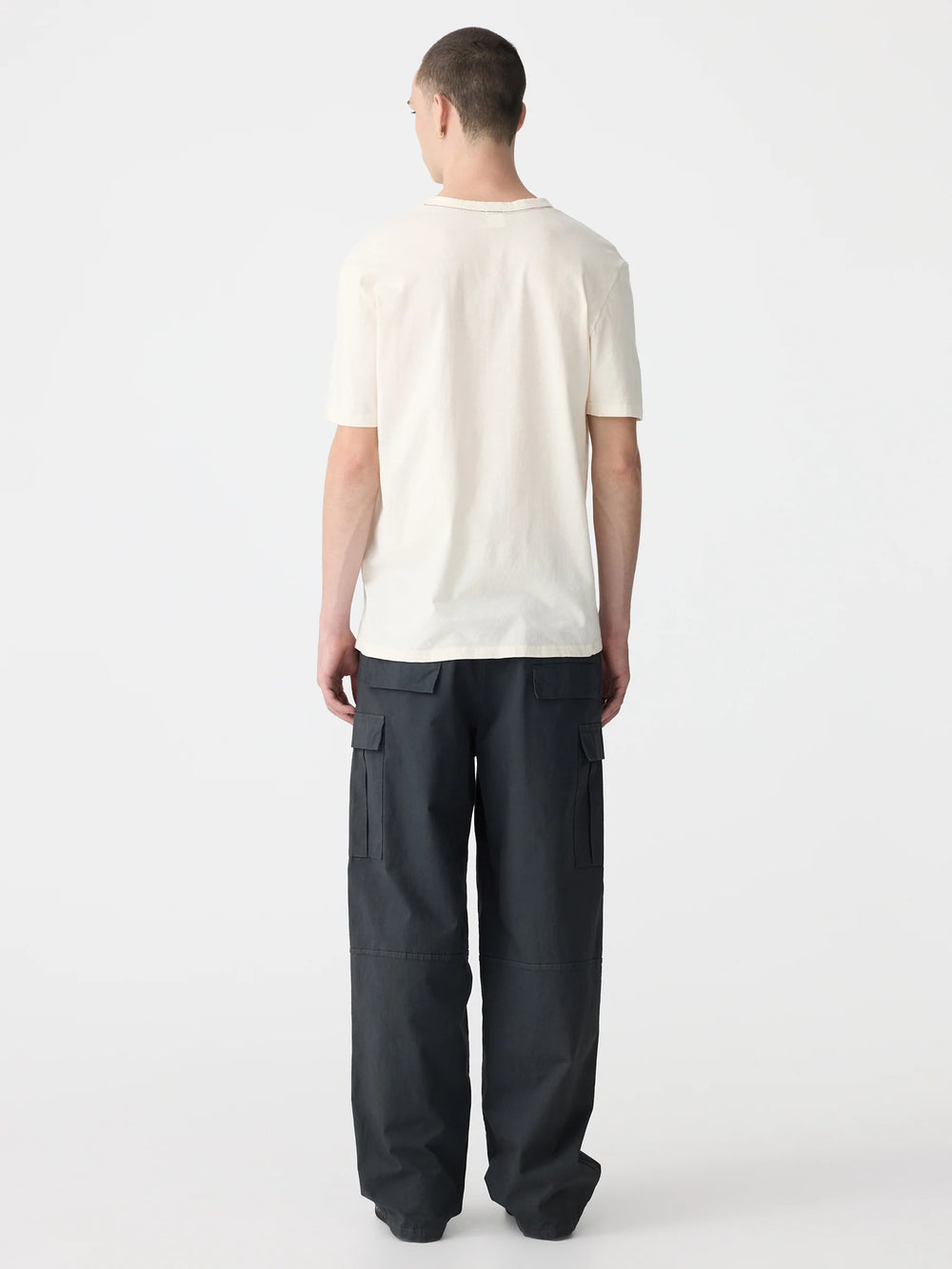 Slim Fit T Shirt Off White