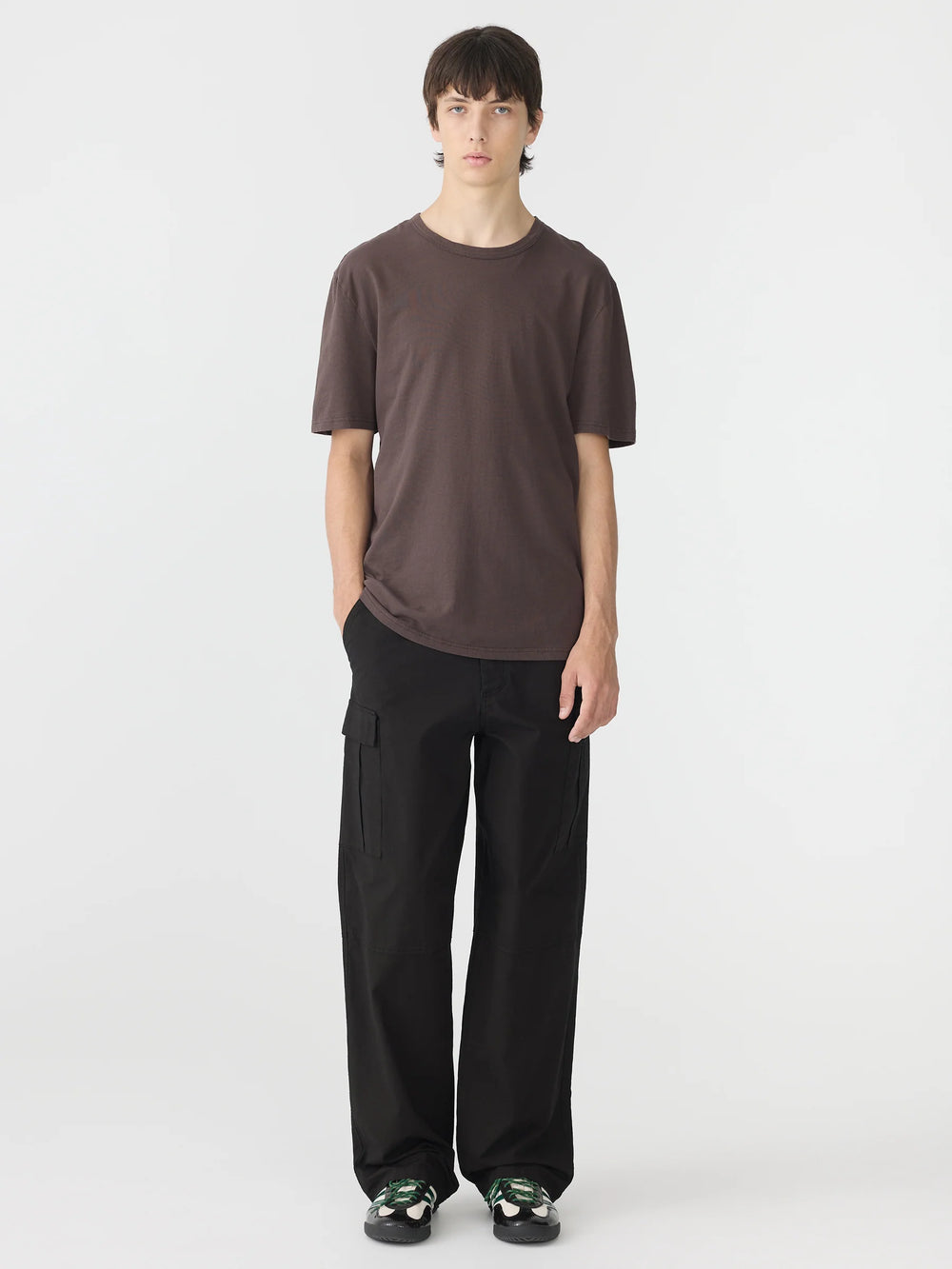 Slim Fit T Shirt Dark Plum