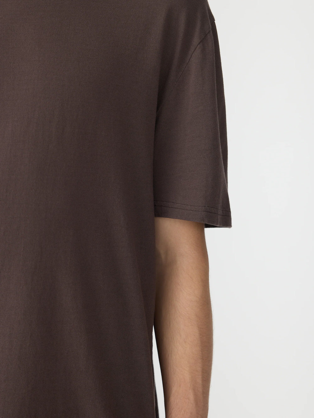 Slim Fit T Shirt Dark Plum