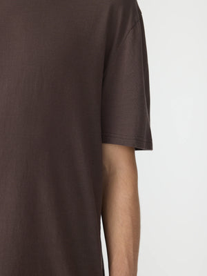 Slim Fit T Shirt Dark Plum