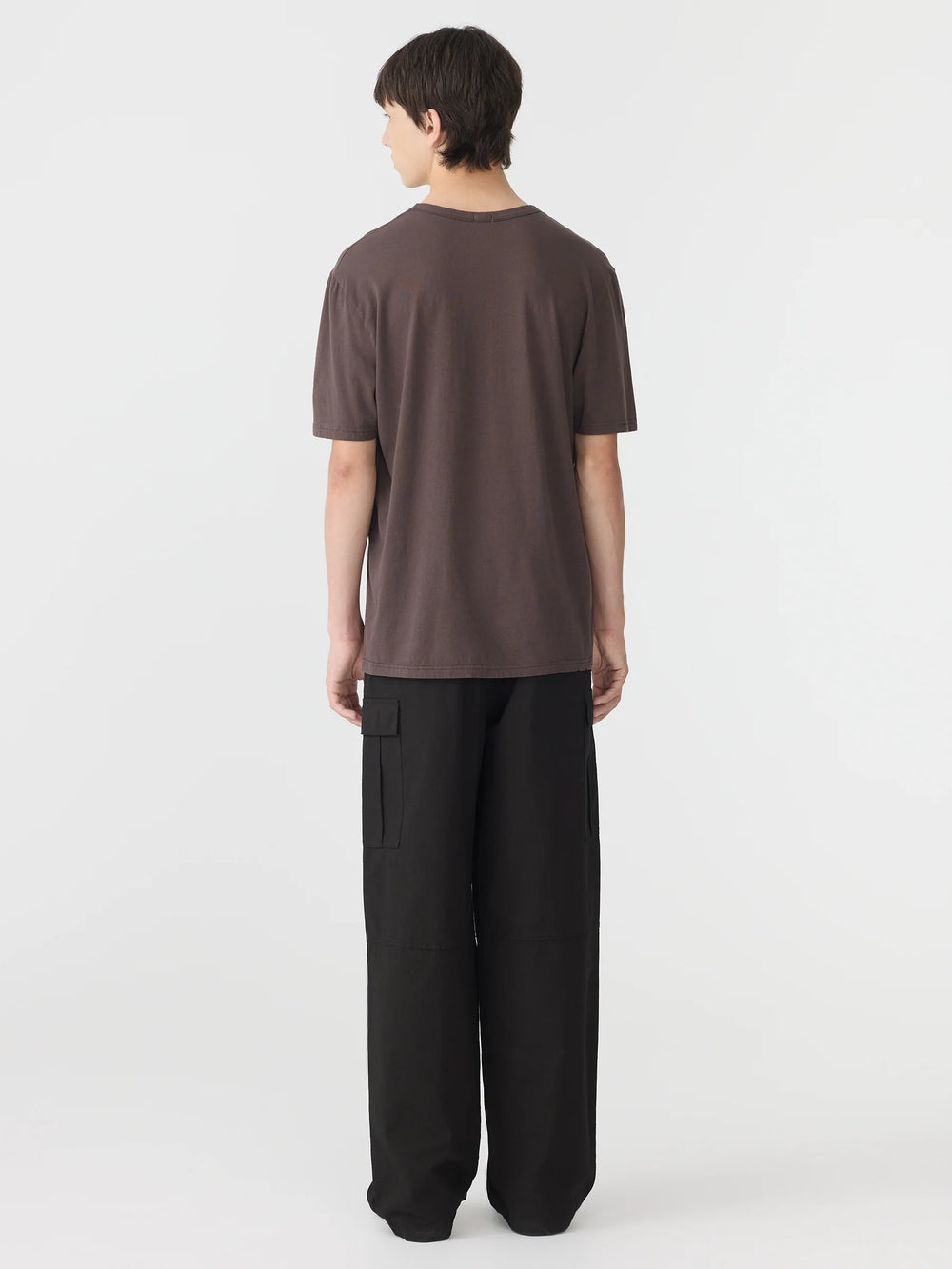 Slim Fit T Shirt Dark Plum