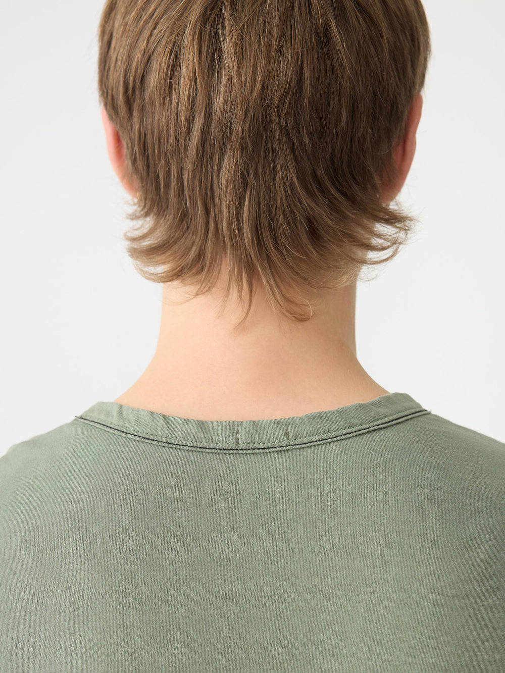 Slim Fit T Shirt Dark Sage