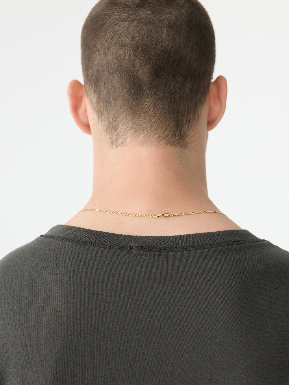 Slouch Coverstitch LS T Shirt Slate Grey / Black