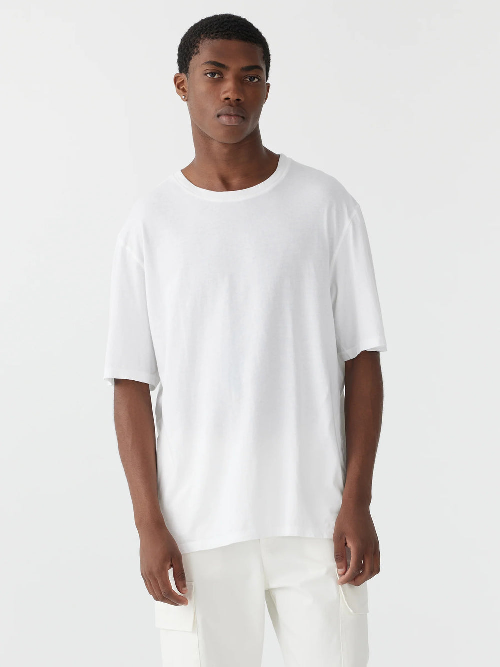 Slouch Fit T Shirt White