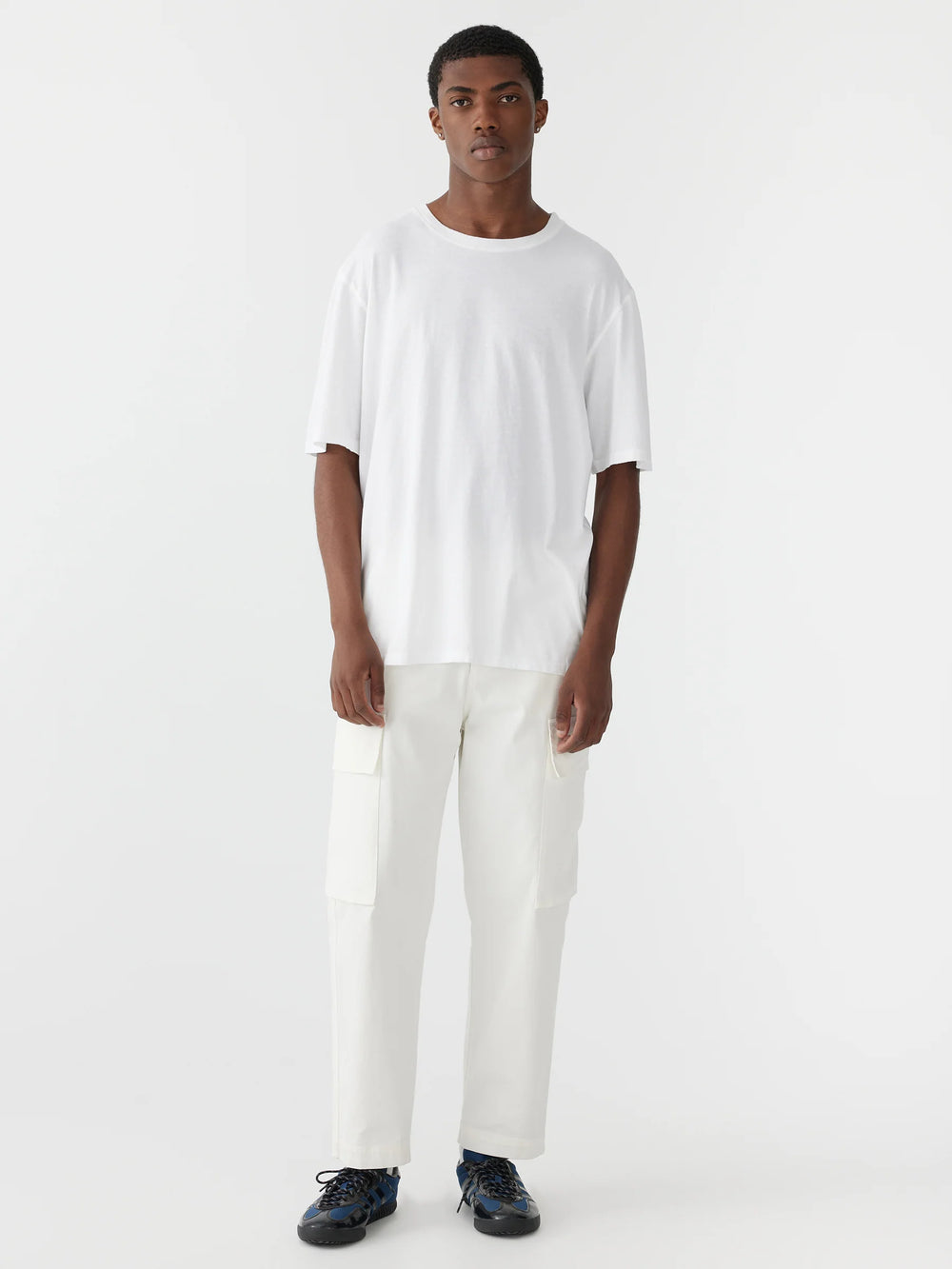 Slouch Fit T Shirt White