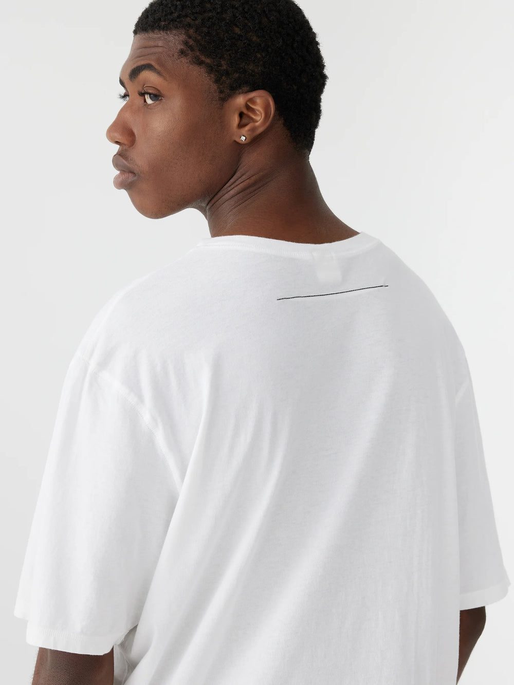 Slouch Fit T Shirt White