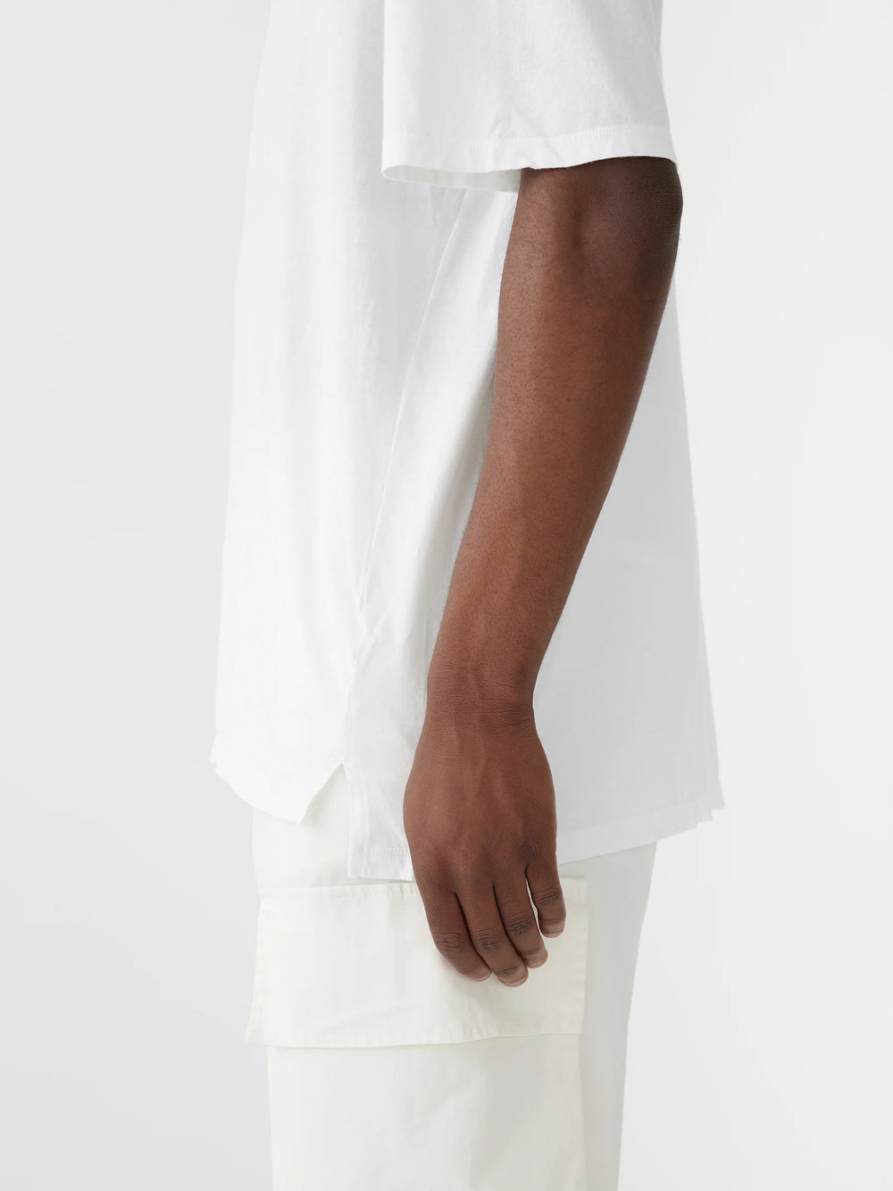 Slouch Fit T Shirt White